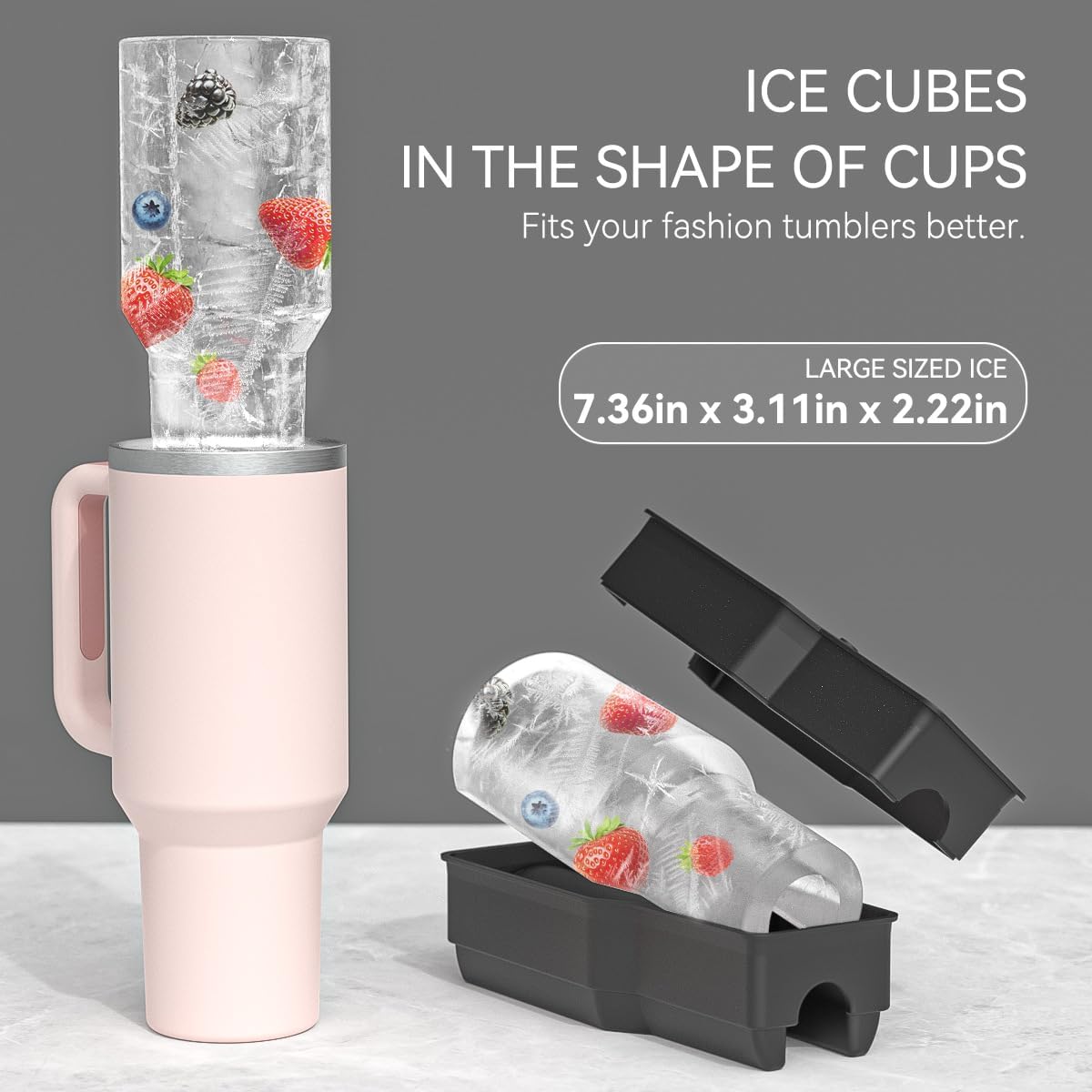Anormal Pink Full Thermos Ice Mold