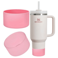 Silikon Taban Koruyucu Pembe – Kaymaz Sessiz, Stanley Quencher 20/30/40oz Uyumlu